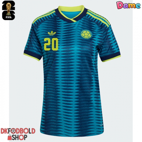 Colombia Juan Fernando Quintero #20 Udebanetrøje Dame VM 2026 Kort ærmer